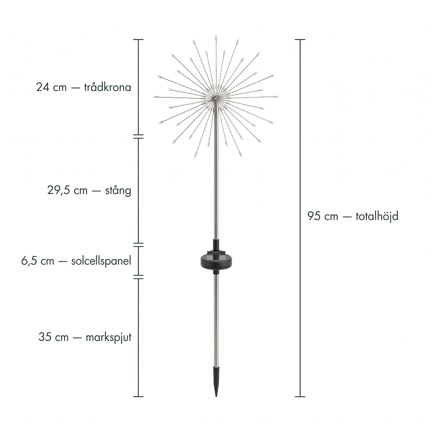 Stella – Solcelledrevet dekorationsbelysning